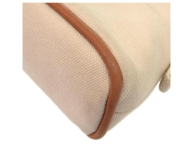 Pochette Bolide 16 Mini di Hermès Beige Arancione - vista 9