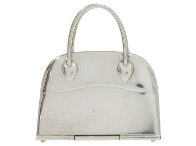 Custodia per pillole Hermès Bolide Argento - vista 4