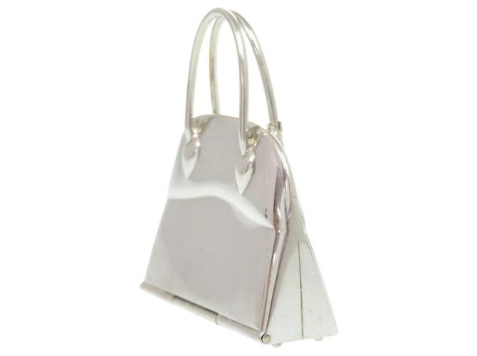 Custodia per pillole Hermès Bolide Argento - vista 5