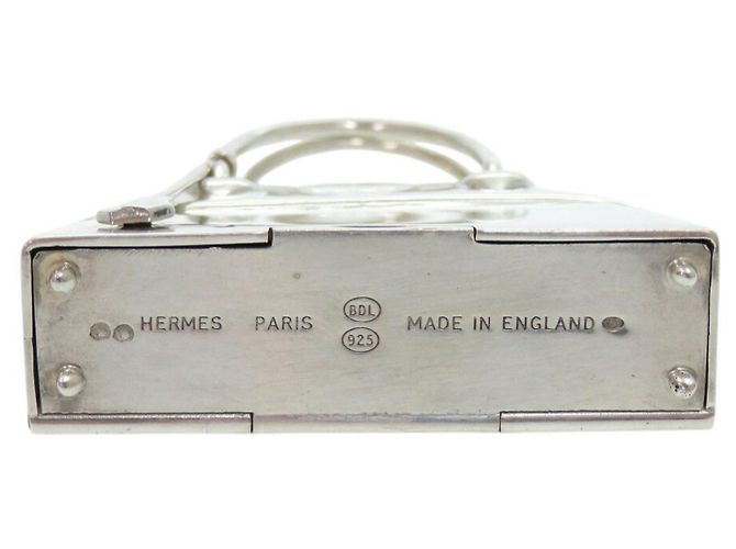 Custodia per pillole Hermès Bolide Argento - vista 6
