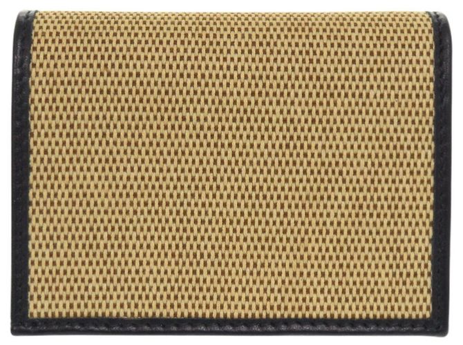 Billetera bi-fold Horsebit Gucci Beige Azul marino - vista 4