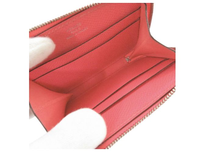 Hermès Azap Coin Purse in Rose Azalee Pink - view 5