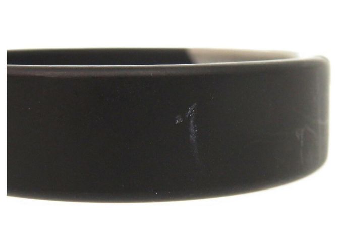 Pulsera Trincafe Hermès en acero inoxidable Negro Plata - vista 9