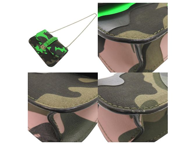 Borsa a Spalla Camouflage Glam Rock Valentino Garavani Verde - vista 7