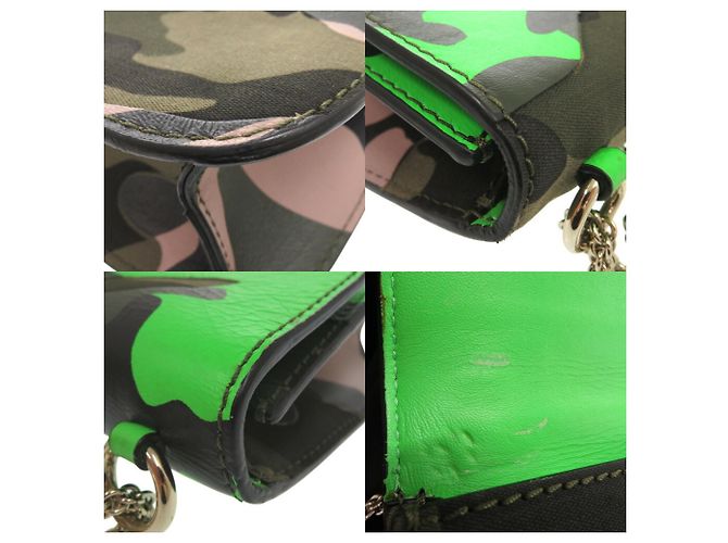 Borsa a Spalla Camouflage Glam Rock Valentino Garavani Verde - vista 8