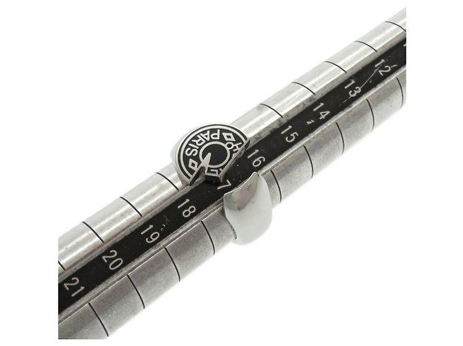 Hermès Carrousel Metallring Schwarz Silber - Ansicht 10