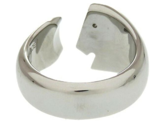 Hermès Carrousel Metallring Schwarz Silber - Ansicht 6
