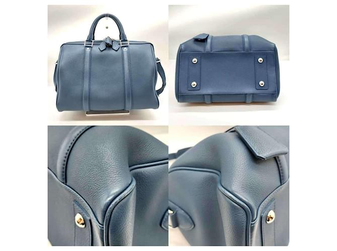 Louis Vuitton Sofia Coppola SC Mini Boston Tasche Blau Marineblau - Ansicht 2