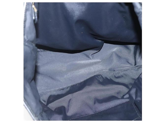 Borsa Tote LOEWE Satin Nero Oro Auth hk2946 D'oro - vista 10