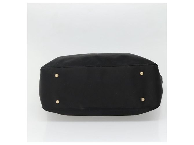 Borsa Tote LOEWE Satin Nero Oro Auth hk2946 D'oro - vista 5
