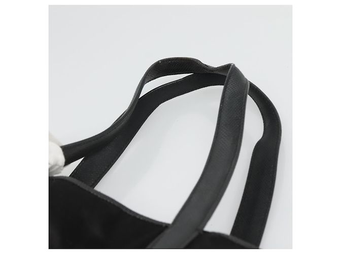 Borsa Tote LOEWE Satin Nero Oro Auth hk2946 D'oro - vista 8