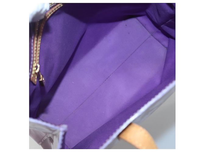 LOUIS VUITTON Monogram Vernis Reade MM Borsa a Mano Viole M91087 LV Auth hk2889 Porpora - vista 11