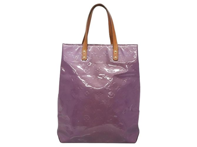 LOUIS VUITTON Monogram Vernis Reade MM Borsa a Mano Viole M91087 LV Auth hk2889 Porpora - vista 13