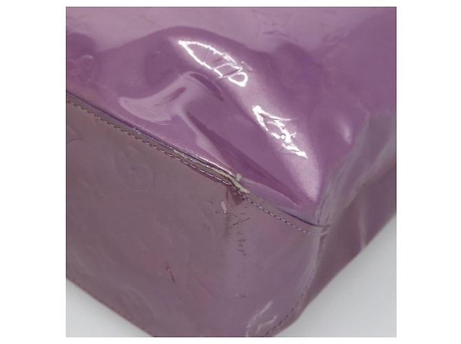 LOUIS VUITTON Monogram Vernis Reade MM Borsa a Mano Viole M91087 LV Auth hk2889 Porpora - vista 15