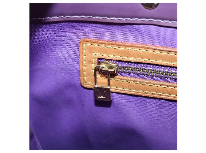 LOUIS VUITTON Monogram Vernis Reade MM Borsa a Mano Viole M91087 LV Auth hk2889 Porpora - vista 18