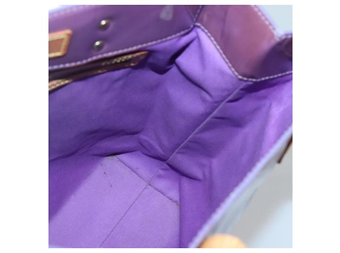 LOUIS VUITTON Monogram Vernis Reade MM Borsa a Mano Viole M91087 LV Auth hk2889 Porpora - vista 19