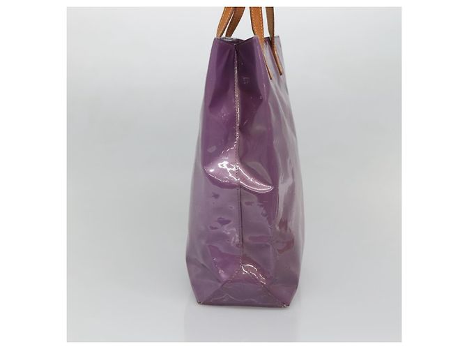LOUIS VUITTON Monogram Vernis Reade MM Borsa a Mano Viole M91087 LV Auth hk2889 Porpora - vista 3
