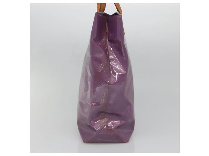 LOUIS VUITTON Monogram Vernis Reade MM Borsa a Mano Viole M91087 LV Auth hk2889 Porpora - vista 4