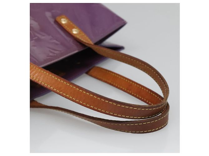 LOUIS VUITTON Monogram Vernis Reade MM Borsa a Mano Viole M91087 LV Auth hk2889 Porpora - vista 7
