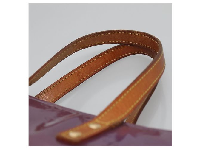 LOUIS VUITTON Monogram Vernis Reade MM Borsa a Mano Viole M91087 LV Auth hk2889 Porpora - vista 8