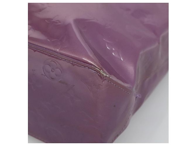 LOUIS VUITTON Monogram Vernis Reade MM Borsa a Mano Viole M91087 LV Auth hk2889 Porpora - vista 9