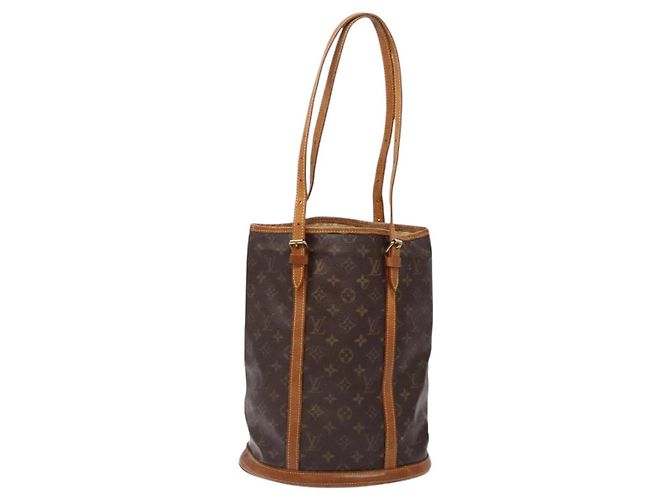 LOUIS VUITTON Borsa a Spalla Monogram Bucket GM M42236 LV Auth 136355 Monogramma - vista 13