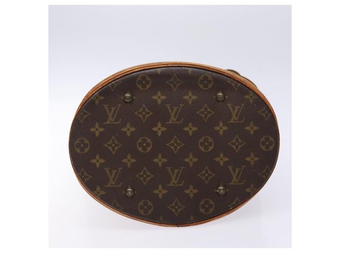 LOUIS VUITTON Borsa a Spalla Monogram Bucket GM M42236 LV Auth 136355 Monogramma - vista 5