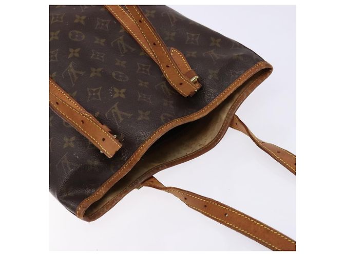 LOUIS VUITTON Borsa a Spalla Monogram Bucket GM M42236 LV Auth 136355 Monogramma - vista 6