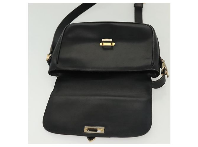 Céline Borsa a Spalla CELINE in Pelle Blu Navy Oro Auth bs28958 D'oro - vista 11