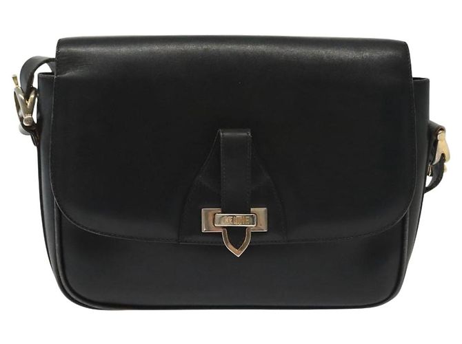 Céline Borsa a Spalla CELINE in Pelle Blu Navy Oro Auth bs28958 D'oro - vista 13