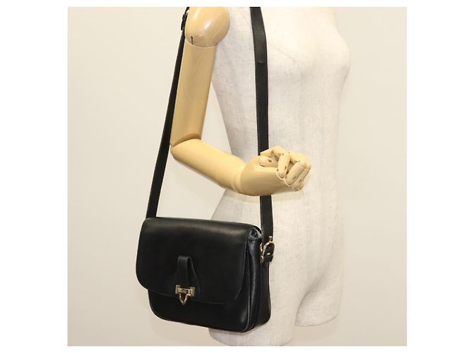 Céline Borsa a Spalla CELINE in Pelle Blu Navy Oro Auth bs28958 D'oro - vista 23