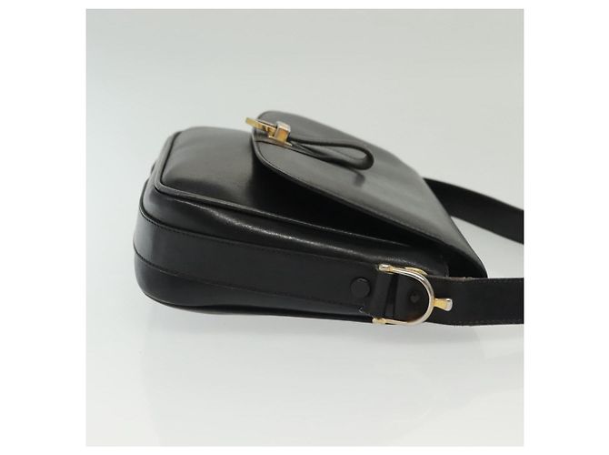 Céline Borsa a Spalla CELINE in Pelle Blu Navy Oro Auth bs28958 D'oro - vista 3