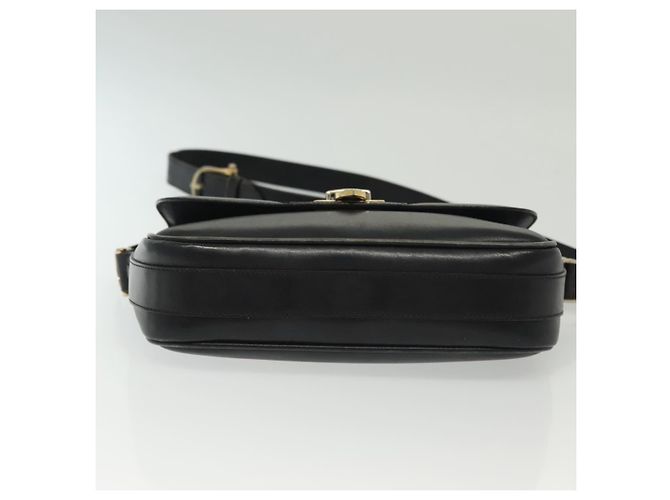 Céline Borsa a Spalla CELINE in Pelle Blu Navy Oro Auth bs28958 D'oro - vista 7