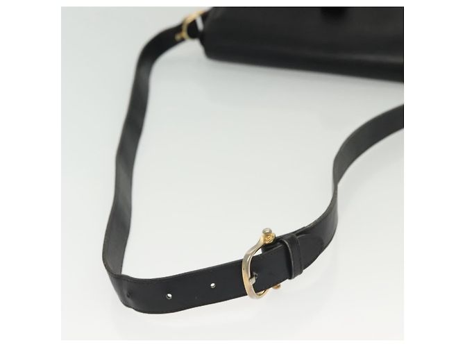 Céline Borsa a Spalla CELINE in Pelle Blu Navy Oro Auth bs28958 D'oro - vista 9