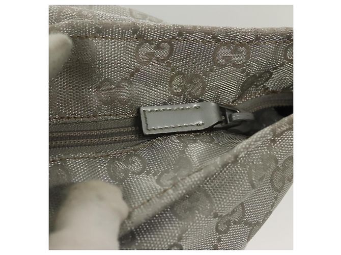 GUCCI GG Canvas Tote Bag Silber 131231 Auth BA4967 - Ansicht 10