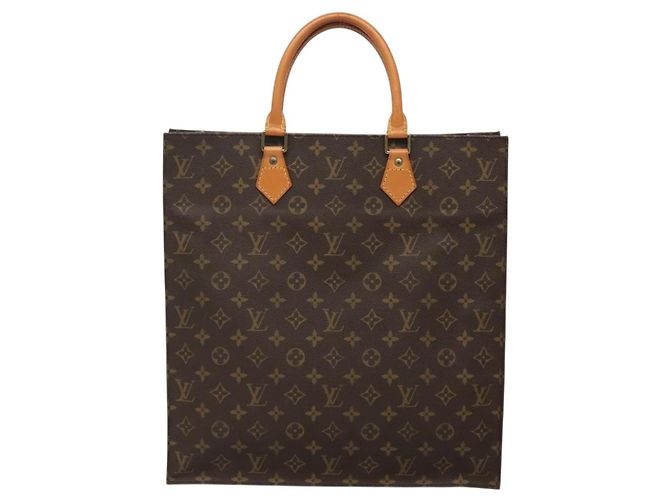 LOUIS VUITTON Borsa Sac Plat Monogram M51140 LV Auth 139896 Monogramma - vista 13