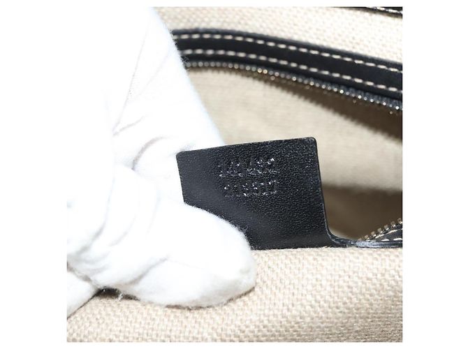 Borsa Tote in pelle Gucci oro nero 141432 Auth ep10234 D'oro - vista 12