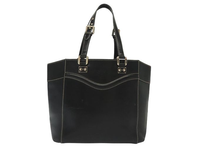 Borsa Tote in pelle Gucci oro nero 141432 Auth ep10234 D'oro - vista 13
