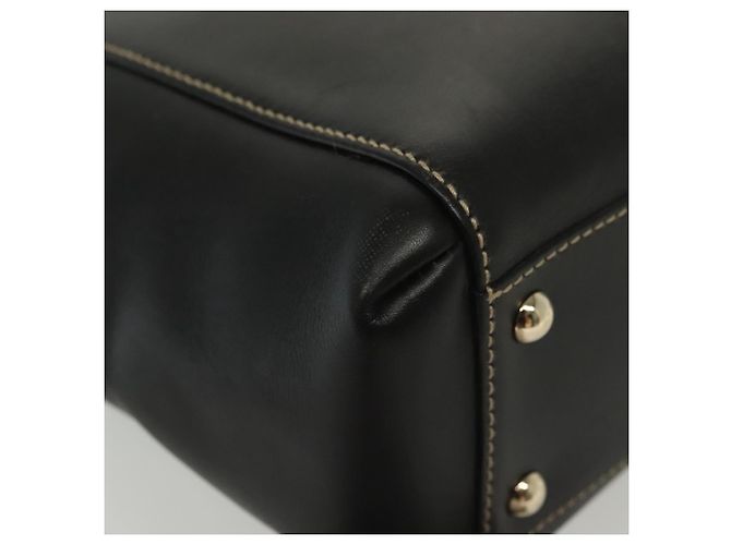 Borsa Tote in pelle Gucci oro nero 141432 Auth ep10234 D'oro - vista 15