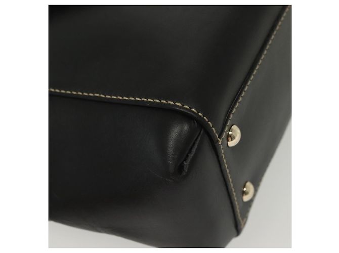 Borsa Tote in pelle Gucci oro nero 141432 Auth ep10234 D'oro - vista 17
