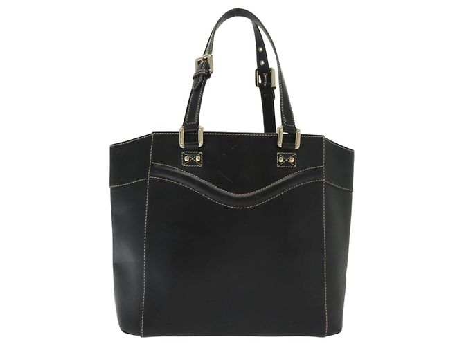 Borsa Tote in pelle Gucci oro nero 141432 Auth ep10234 D'oro - vista 2