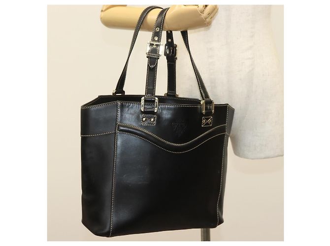 Borsa Tote in pelle Gucci oro nero 141432 Auth ep10234 D'oro - vista 22