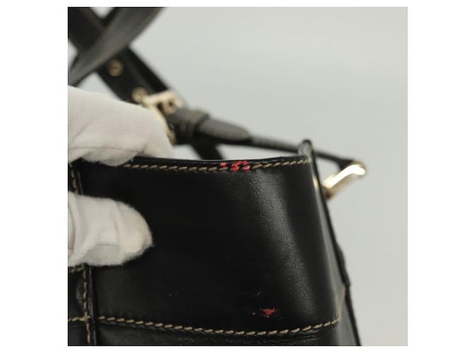 Borsa Tote in pelle Gucci oro nero 141432 Auth ep10234 D'oro - vista 6