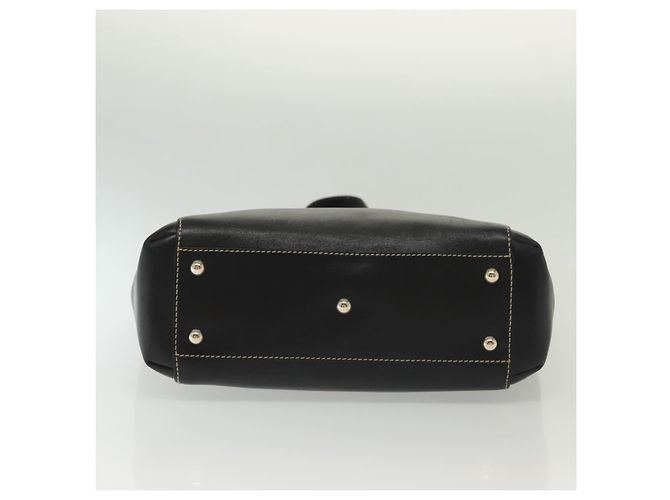 Borsa Tote in pelle Gucci oro nero 141432 Auth ep10234 D'oro - vista 7