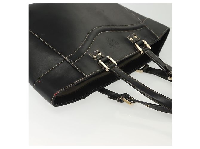 Borsa Tote in pelle Gucci oro nero 141432 Auth ep10234 D'oro - vista 8