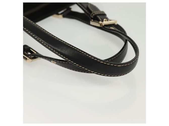 Borsa Tote in pelle Gucci oro nero 141432 Auth ep10234 D'oro - vista 9
