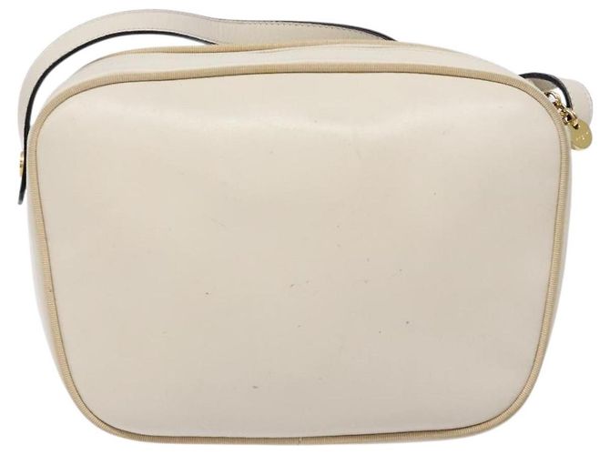 Borsa a Spalla Vala in Pelle Beige Oro Salvatore Ferragamo Auth hk2927 D'oro - vista 2
