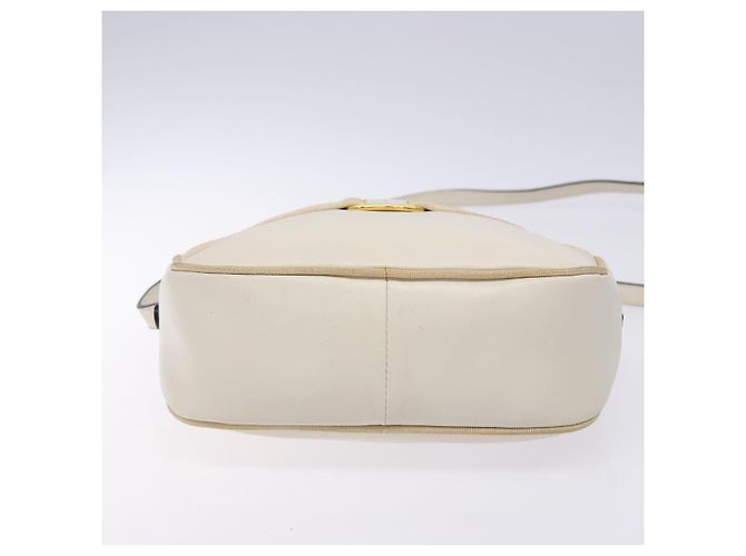 Borsa a Spalla Vala in Pelle Beige Oro Salvatore Ferragamo Auth hk2927 D'oro - vista 5