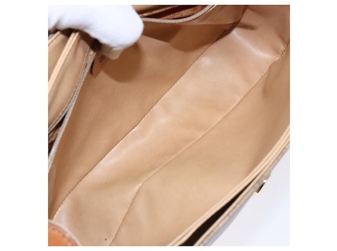 Gucci Borsa a Spalla Micro GG Supreme PVC Beige 001 115 6165 8031 Auth ep10240 D'oro - vista 10