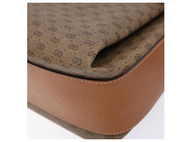 Gucci Borsa a Spalla Micro GG Supreme PVC Beige 001 115 6165 8031 Auth ep10240 D'oro - vista 16